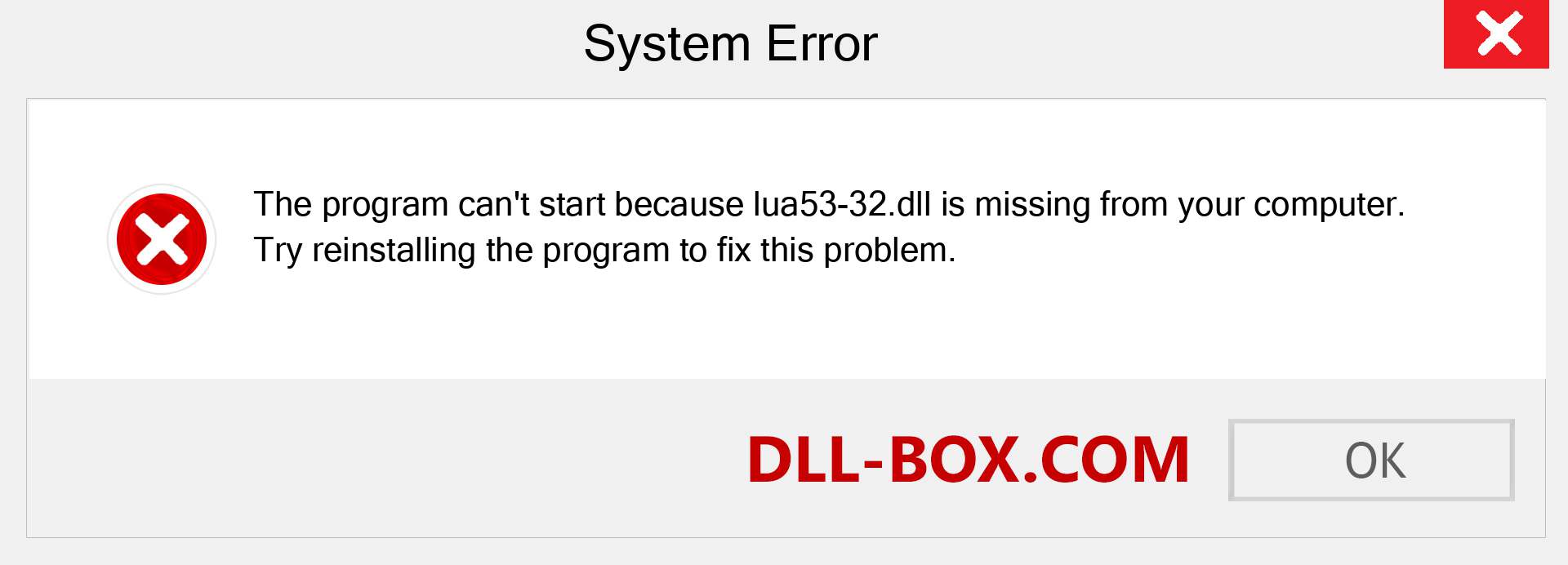  lua53-32.dll file is missing?. Download for Windows 7, 8, 10 - Fix  lua53-32 dll Missing Error on Windows, photos, images