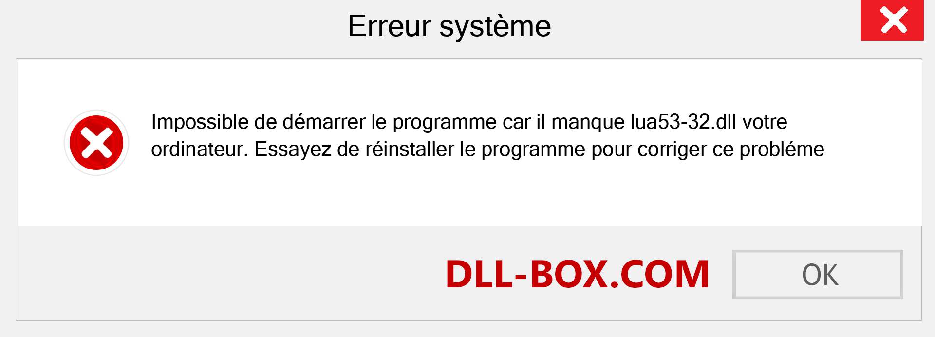 Le fichier lua53-32.dll est manquant ?. Télécharger pour Windows 7, 8, 10 - Correction de l'erreur manquante lua53-32 dll sur Windows, photos, images